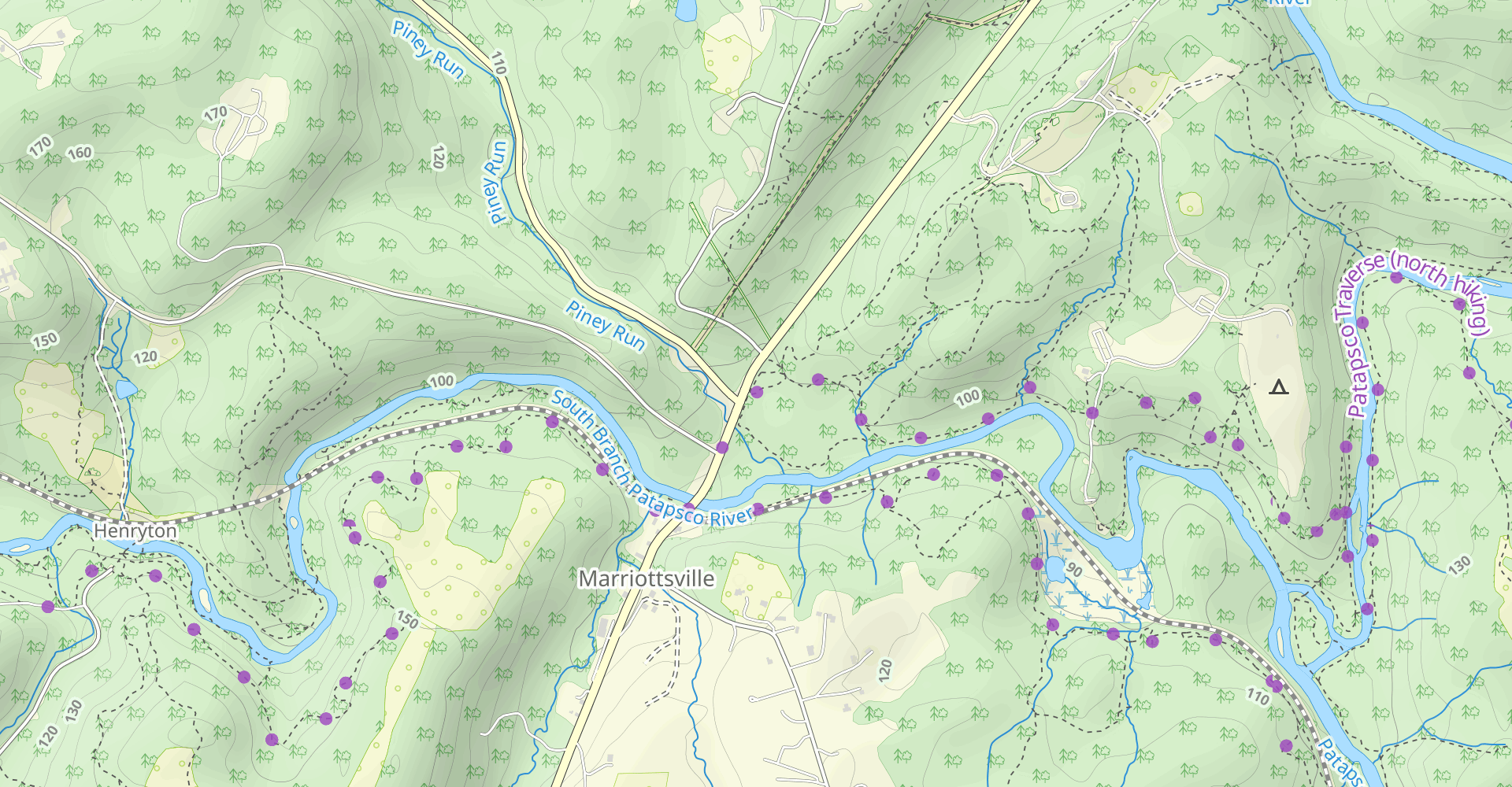 McKeldin to Woodstock Train Loop