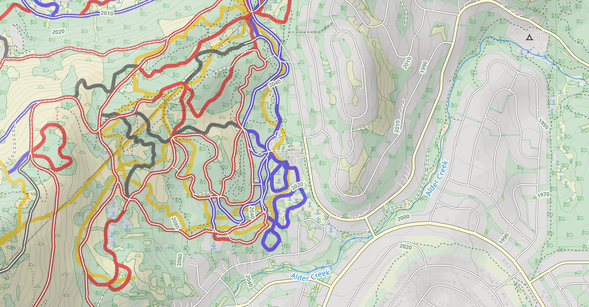 Hawk's Peak Loop from Alder Creek Adventure Center