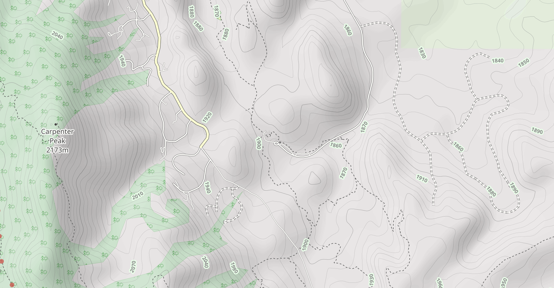 South Rim and Willow Creek Loop Trail
