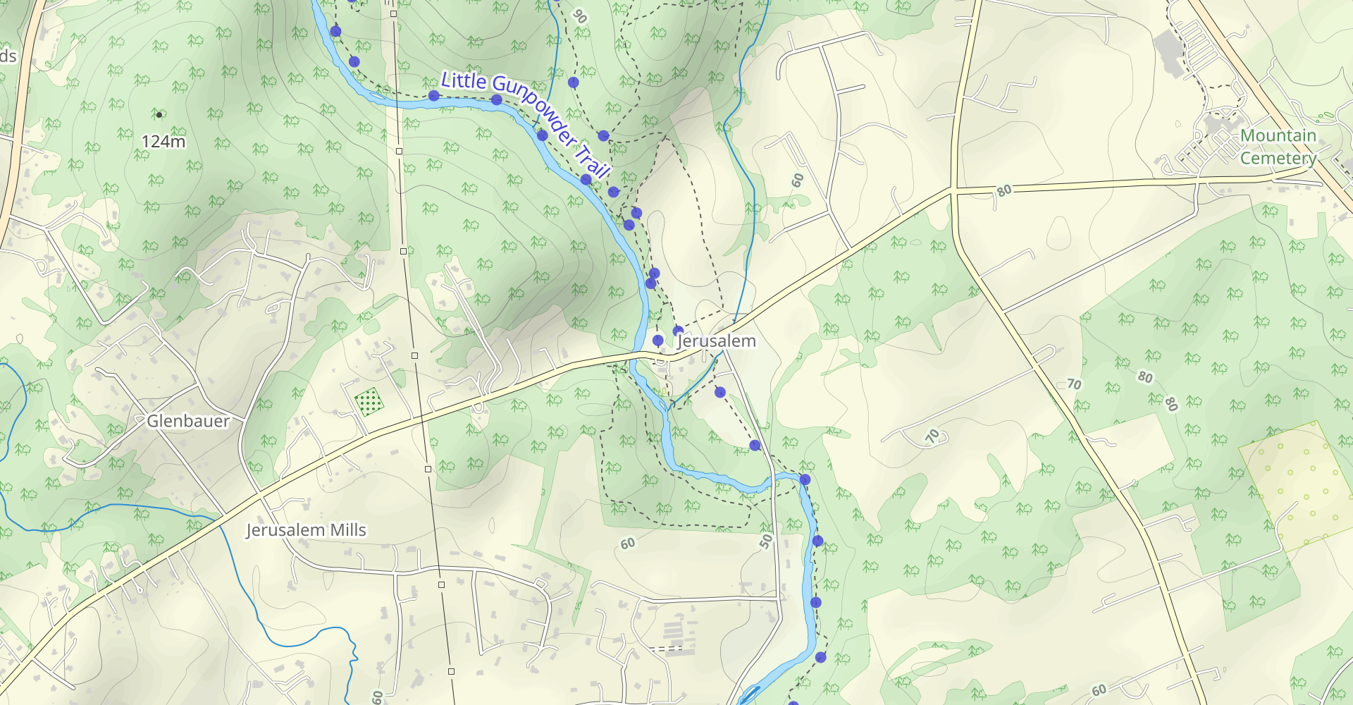 Jerusalem Mills and Little Gunpowder Short Loop Trail