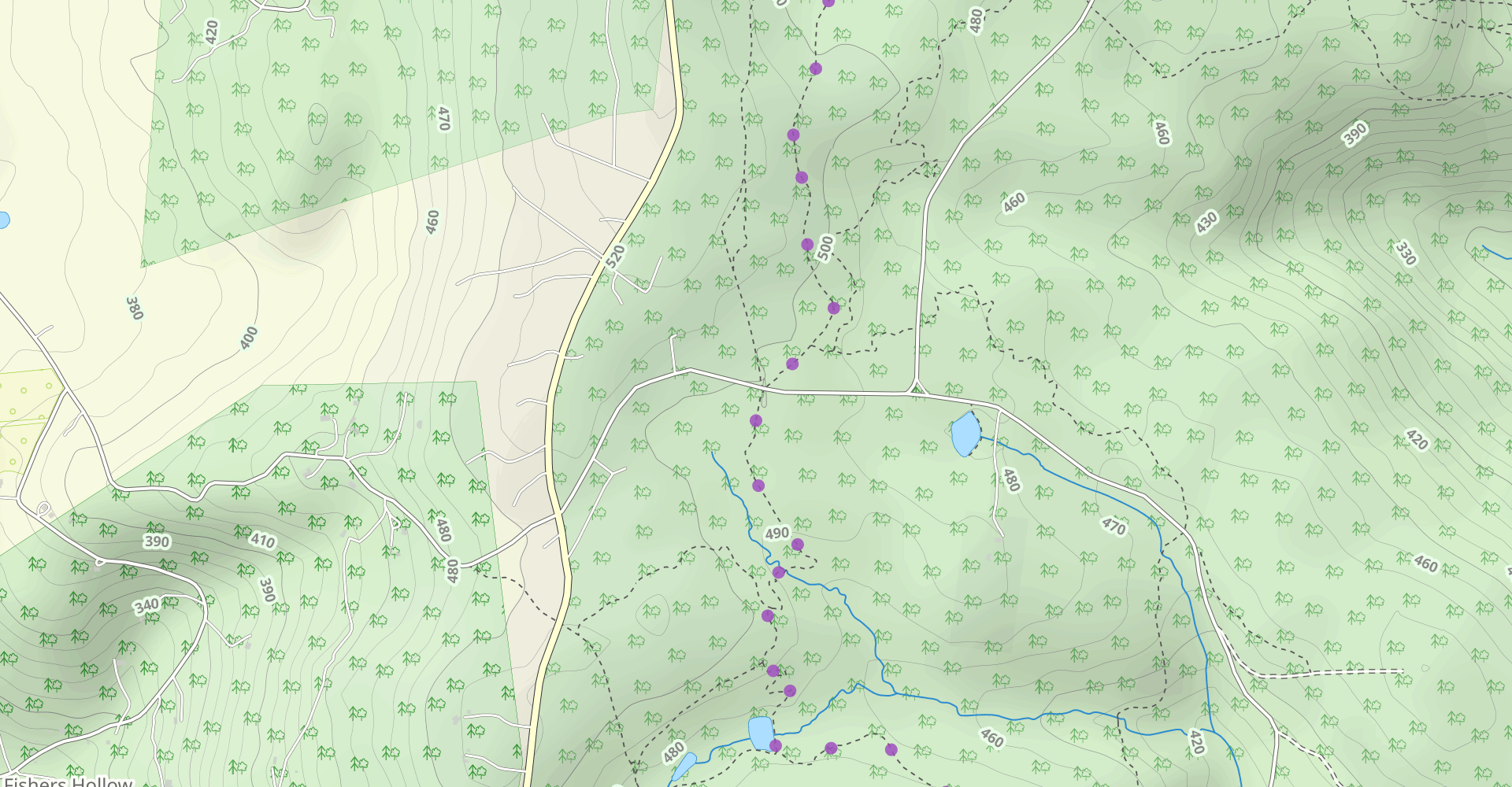 Connector, Lawn Mower, and Catocin National Recreation Trail Loop
