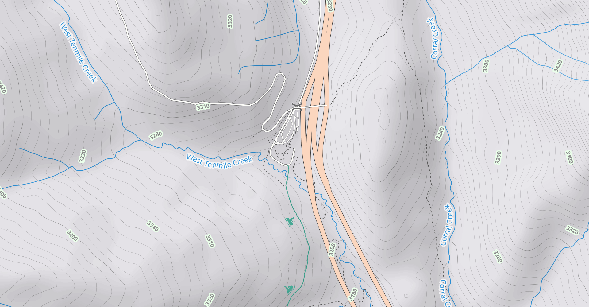 Ten Mile Canyon Trail to Frisco Copper Bike Path
