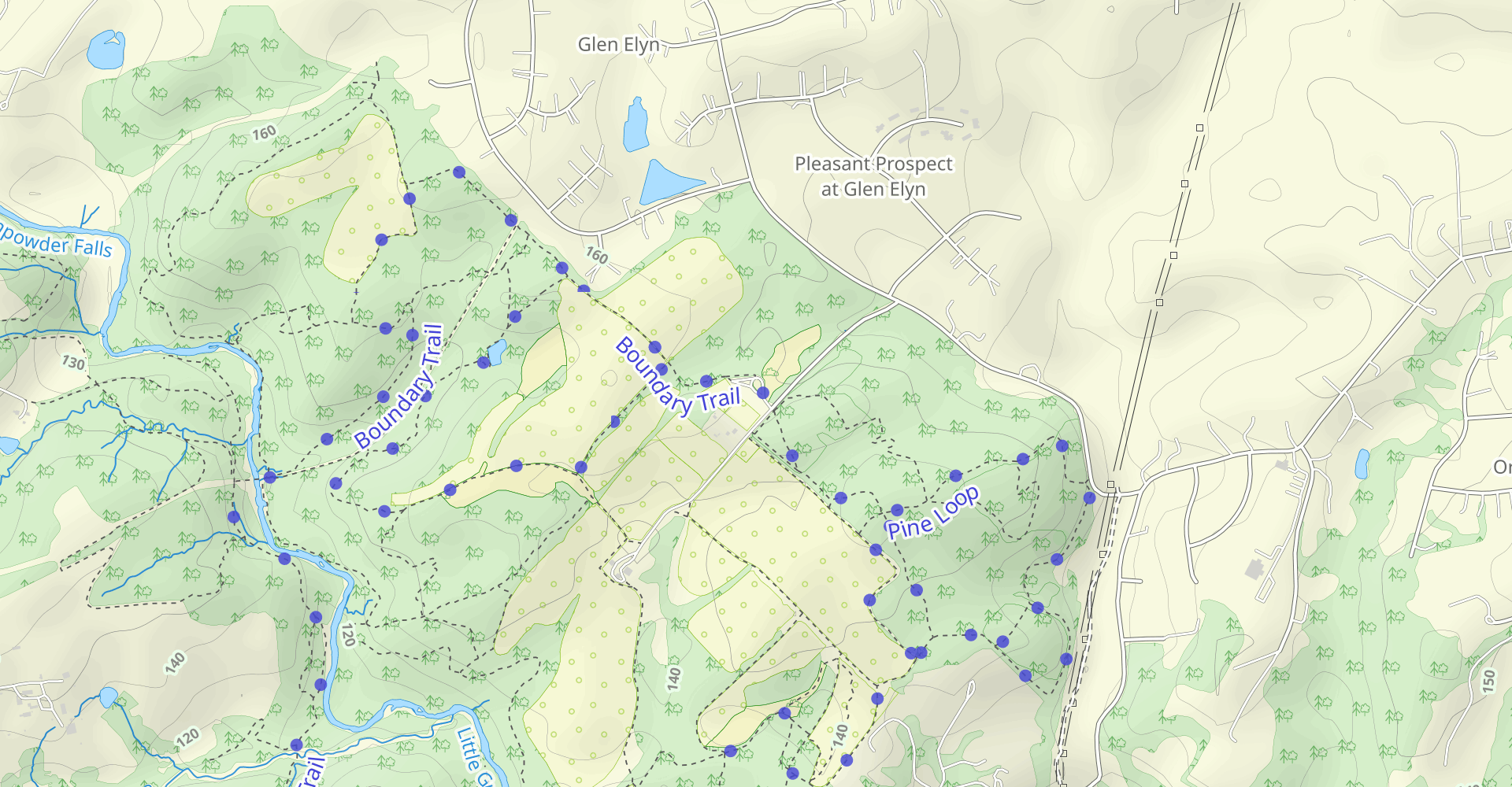 Cody Jean Green and Yellow Trail Loop