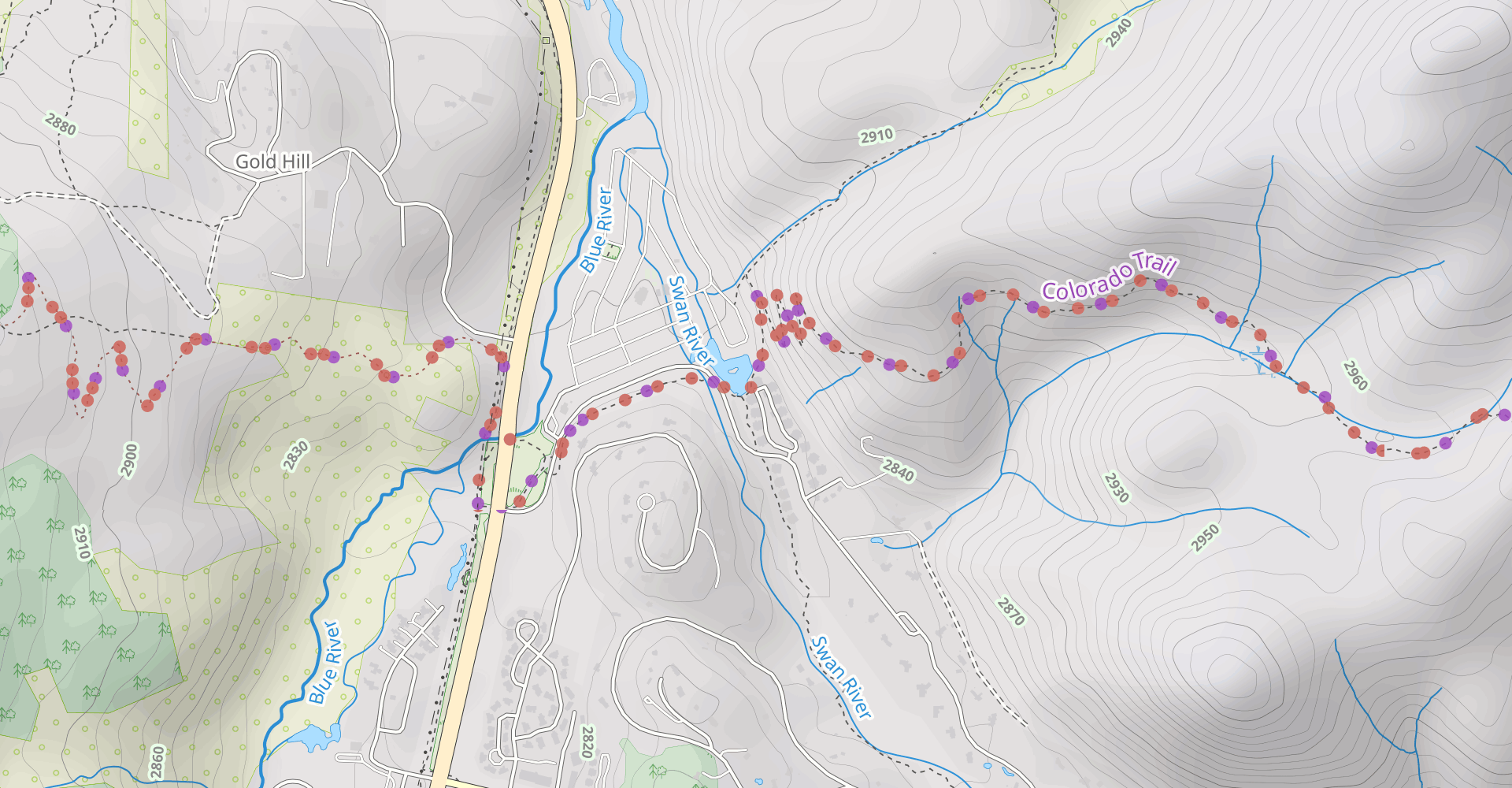 Colorado Trail: Revette Drive to North Fork Swan River