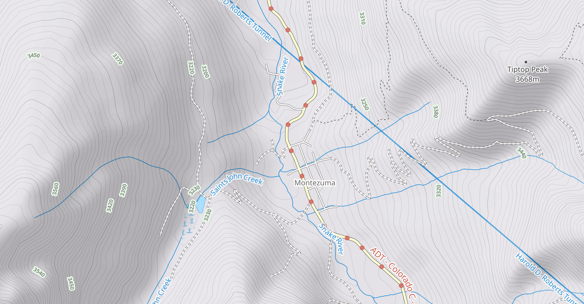 Webster Pass, Deer Creek, and Santa Fe Peak OHV Trail