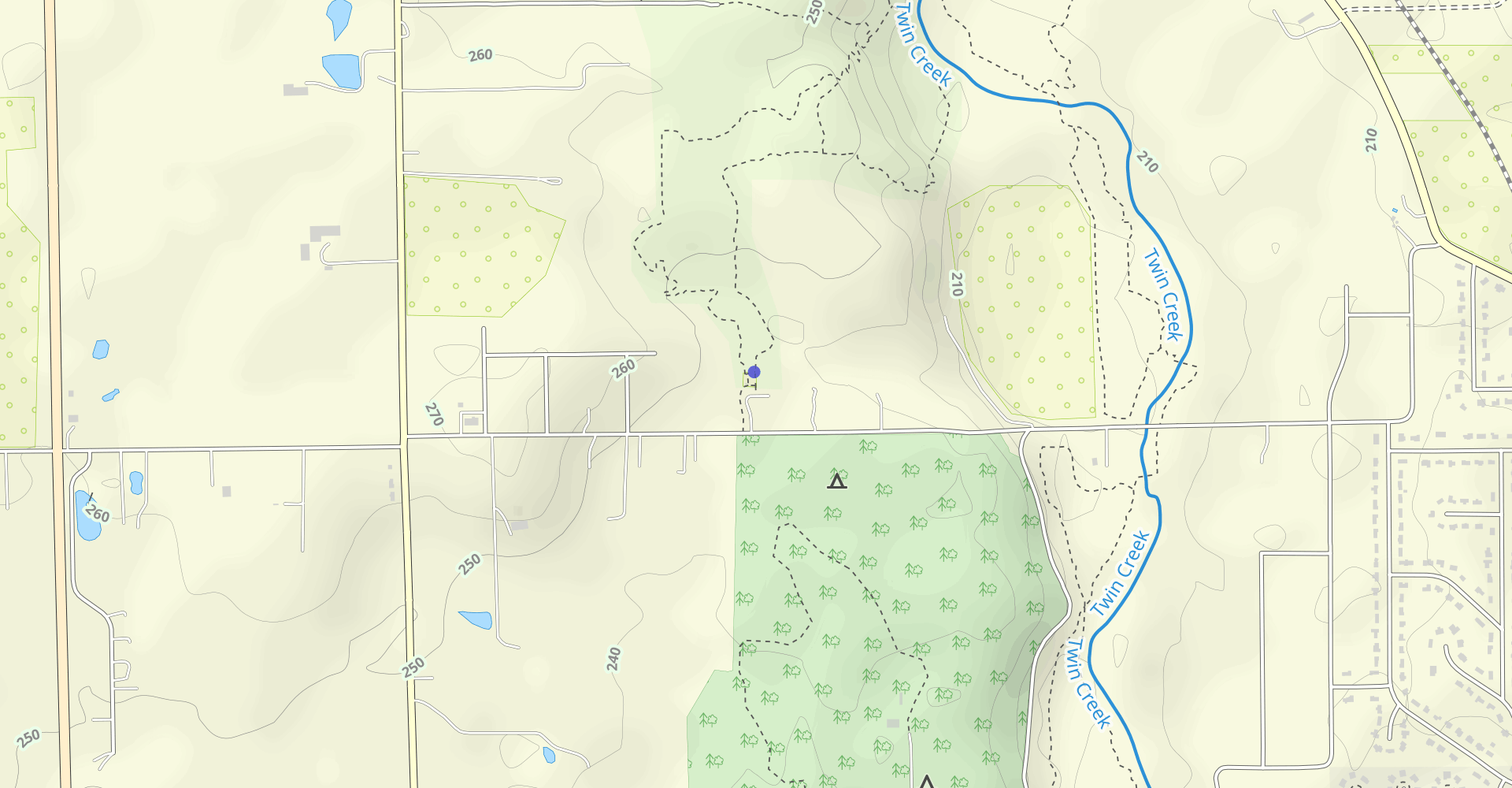 Twin Creek Green Trail