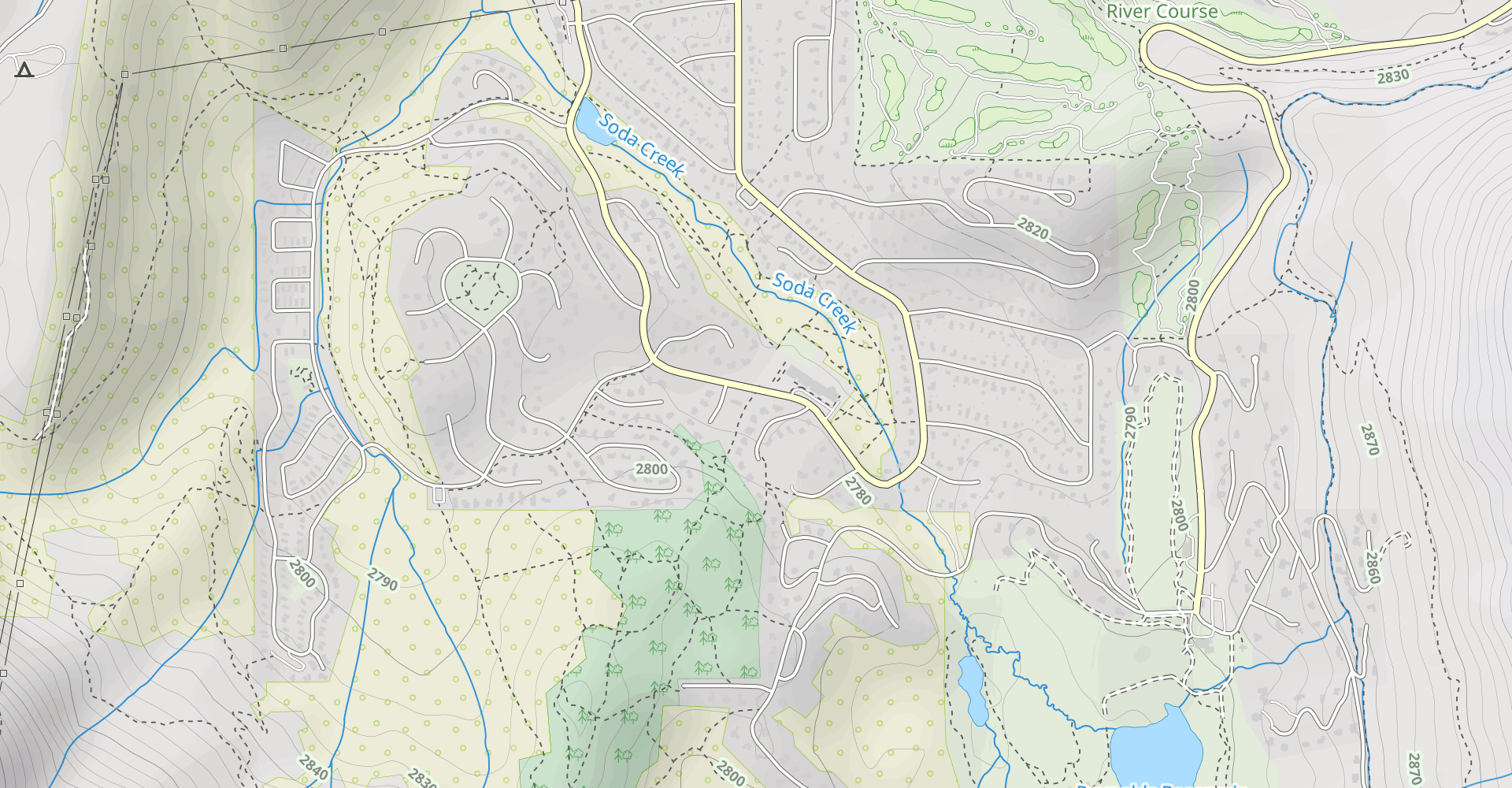 Soda Creek Trail to Horseshoe Gulch