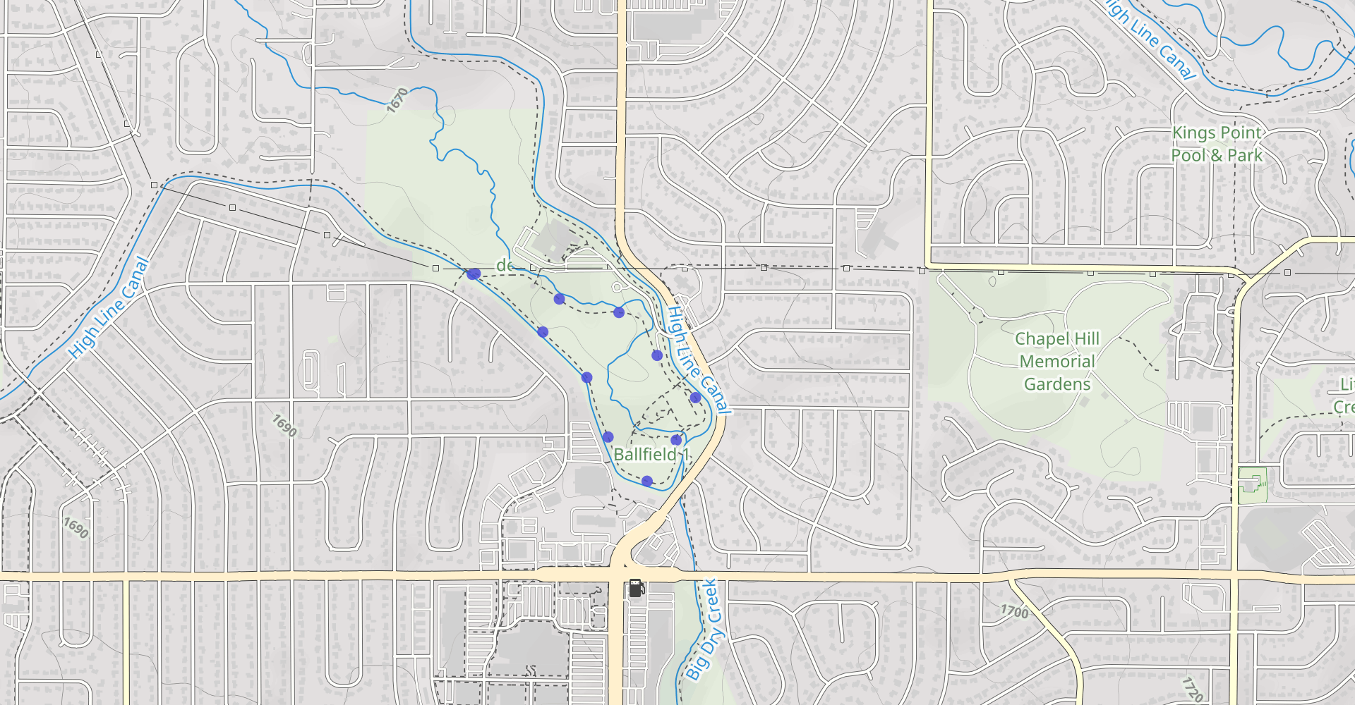 Highline Canal Trail and Centennial Link Trail
