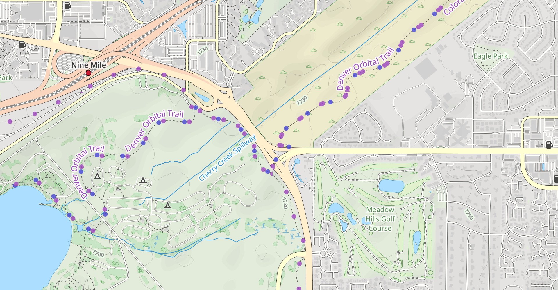 Cherry Creek Spillway Trail