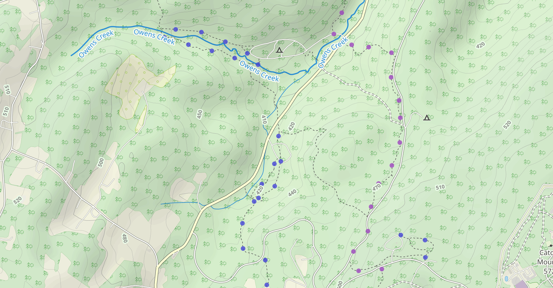 Owen's Creek Campground Loop Trail