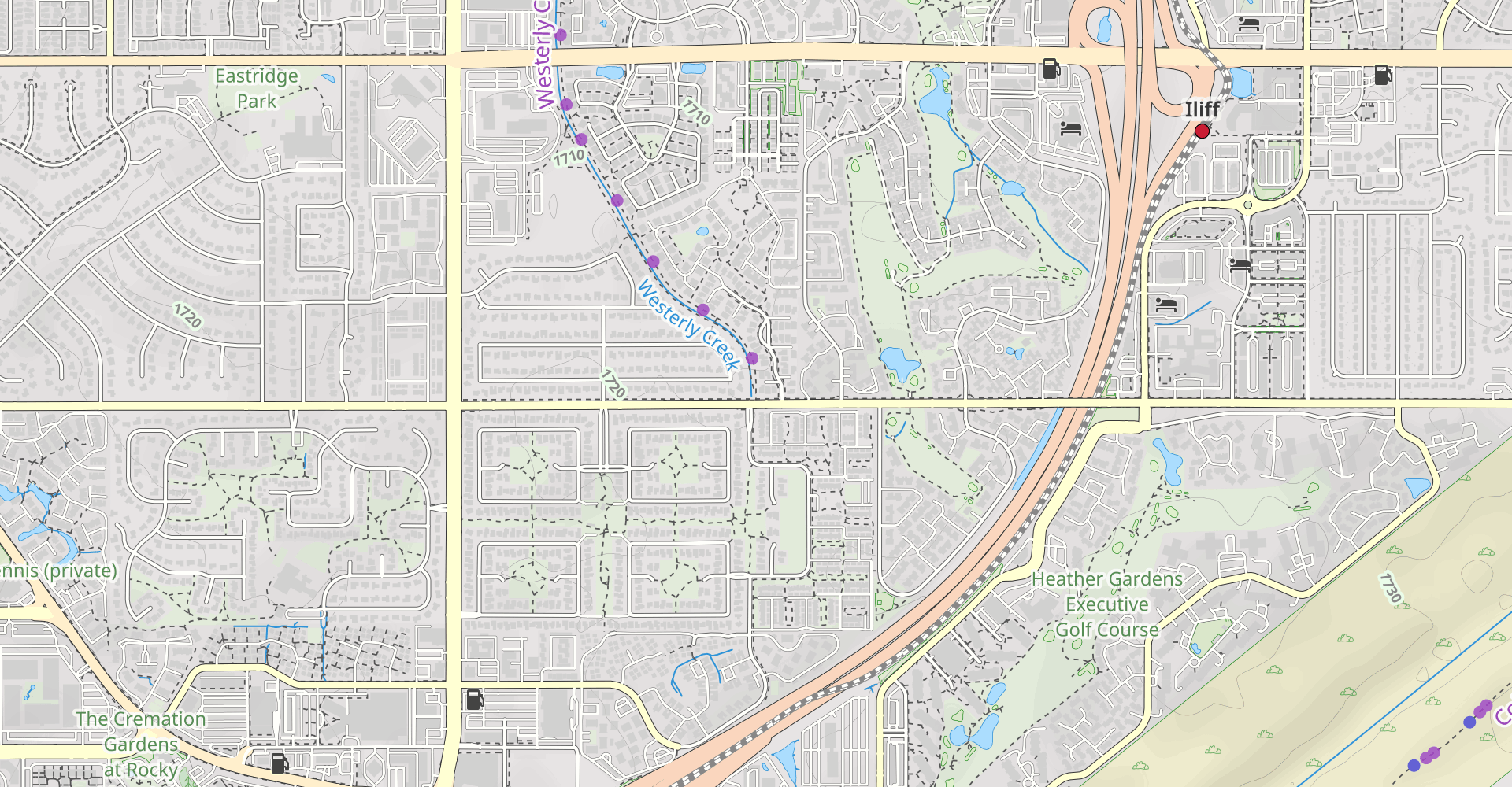 Aurora Westerly Creek Trail