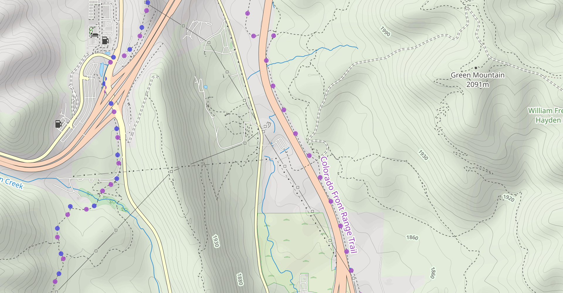 Green Mountain and Rooney Trail Loop