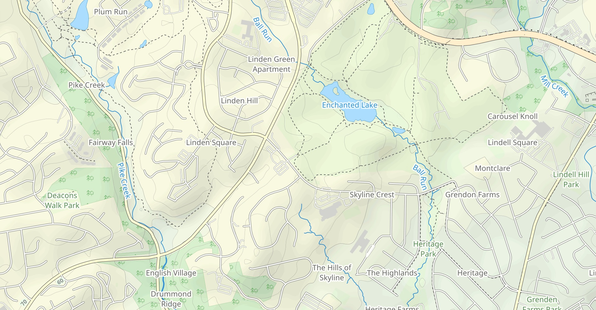 Hike Lake And Field Loop