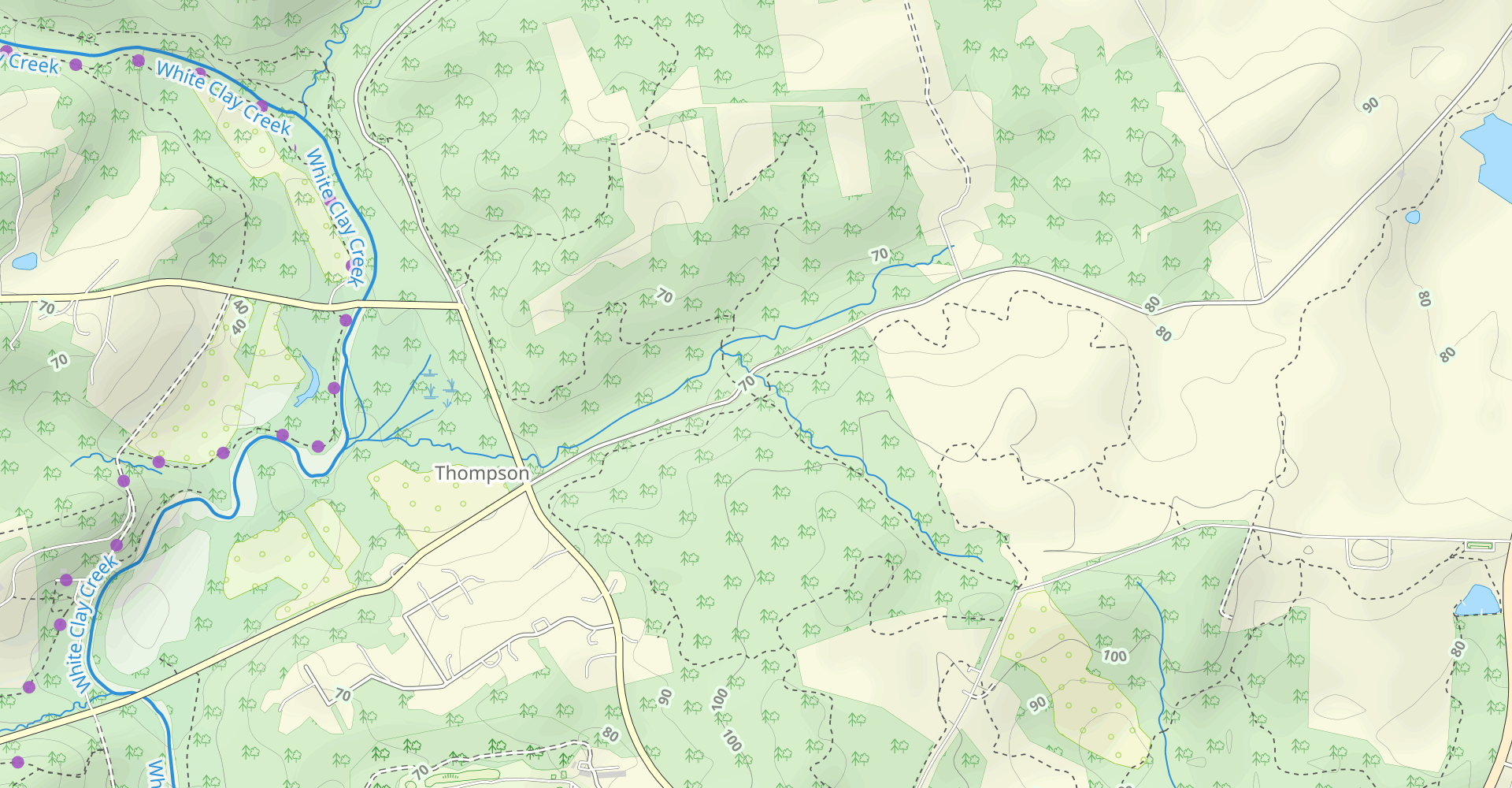 Hike David English Trail & Boundry Line