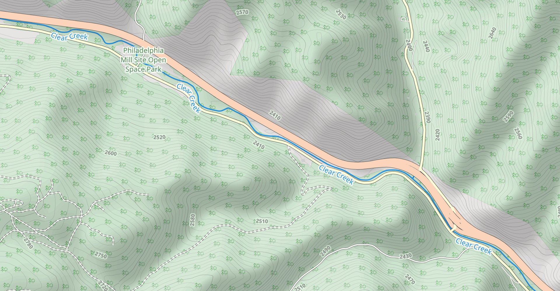 Saxon Mountain OHV Route via Cedar Creek