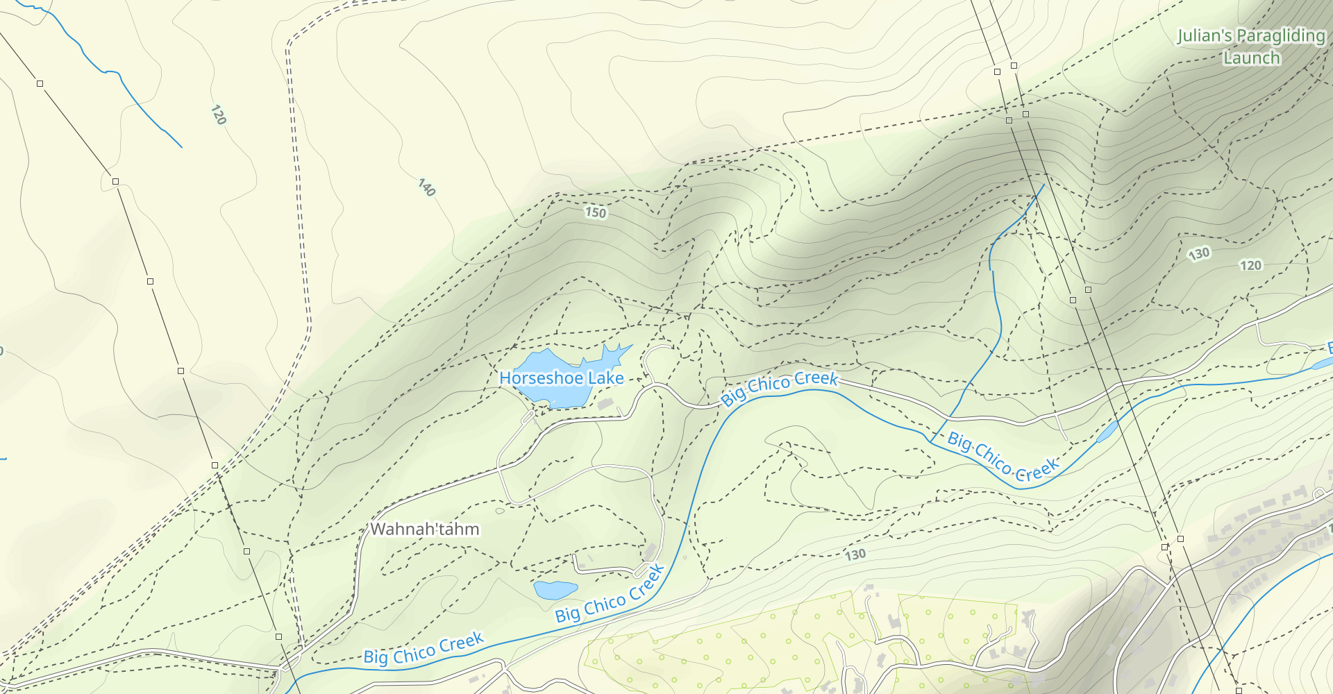 Middle Trail to Yahi Trail Loop