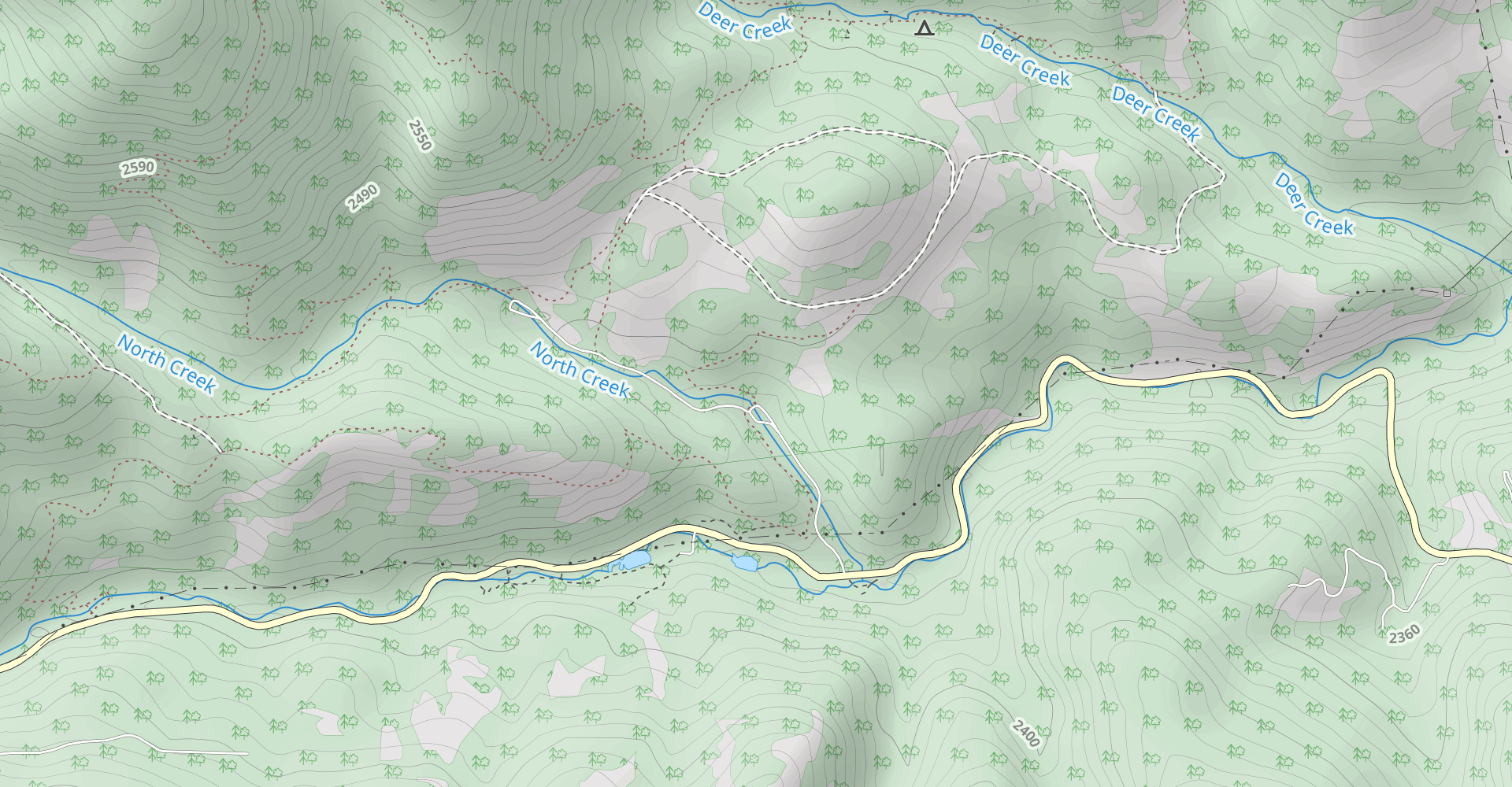Mountain Lion Trail to Quarry