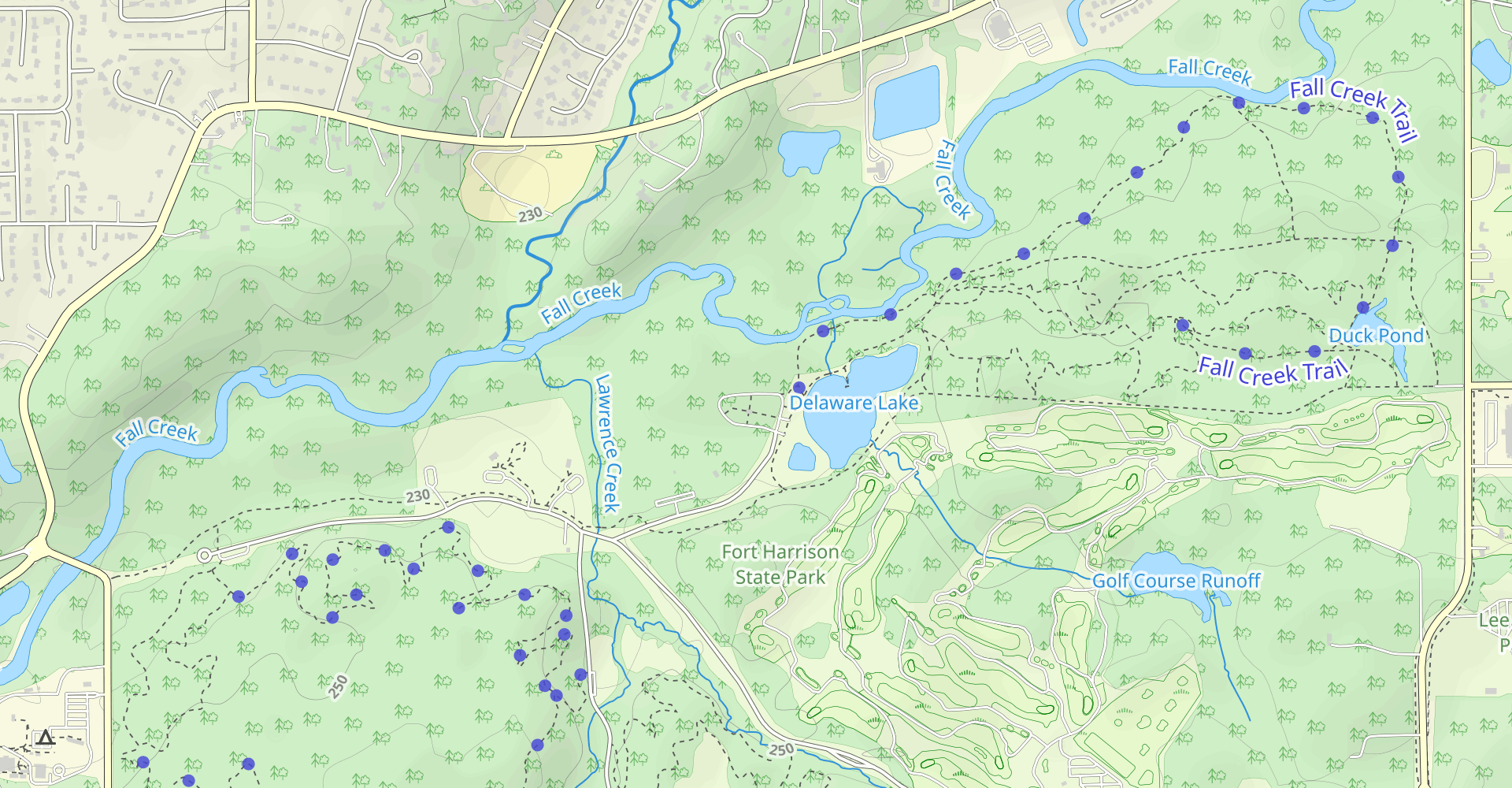 Hike Camp Creek And Fall Creek Trails Loop