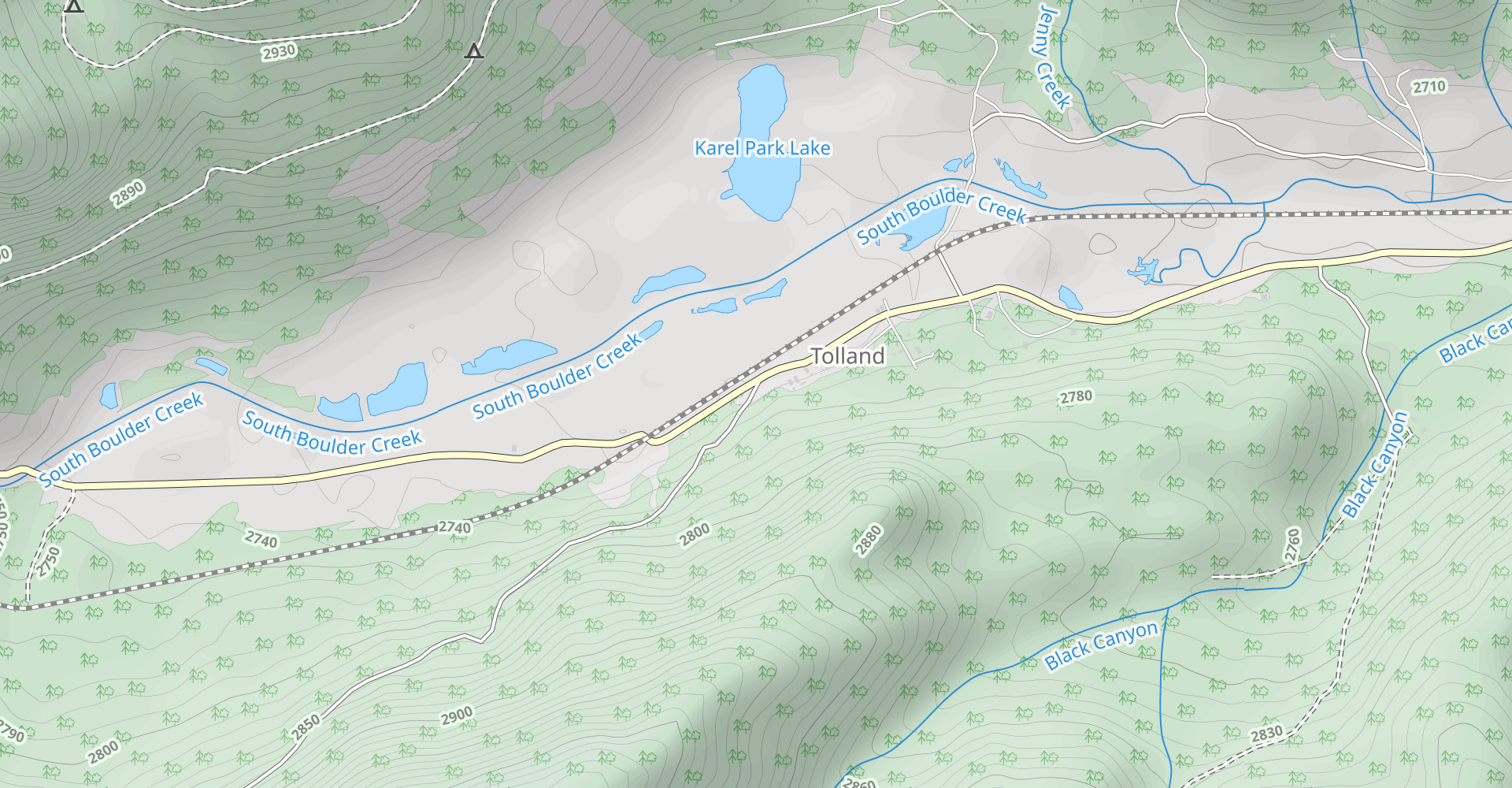 Mammoth Gulch to James Peak Trailhead OHV Route