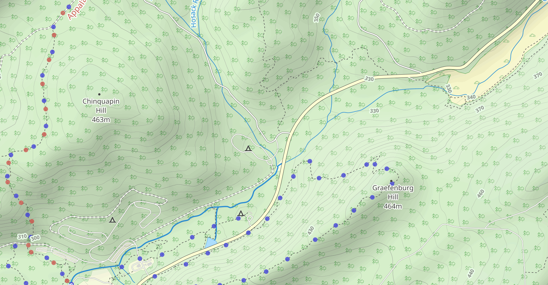 Hosack Run Loop via Appalachian Trail