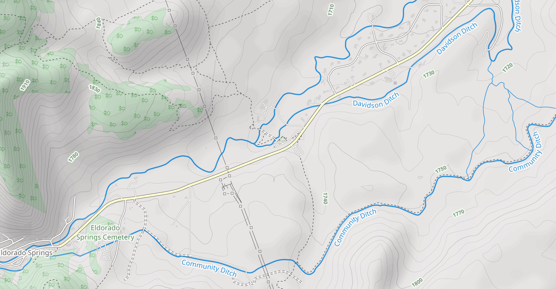 Mesa, Homestead, Shadow Canyon, and Towhee Loop