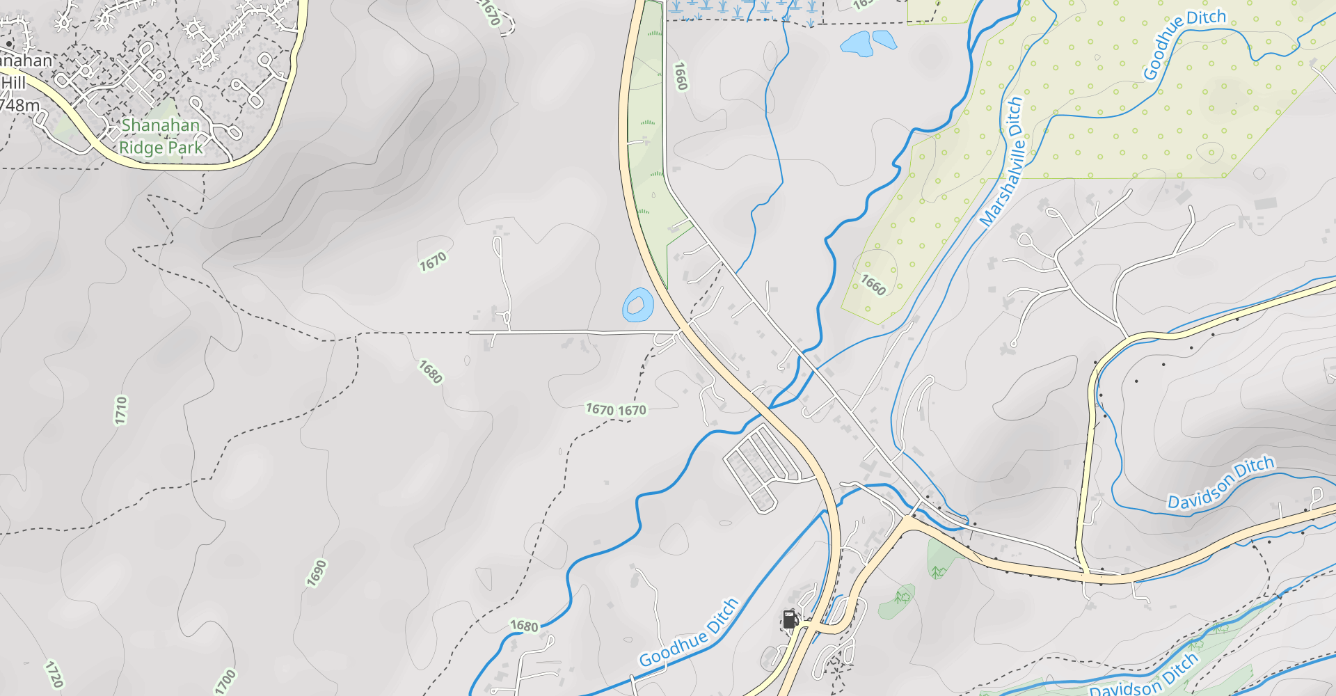 South Boulder Creek West and Lower Big Bluestem Loop