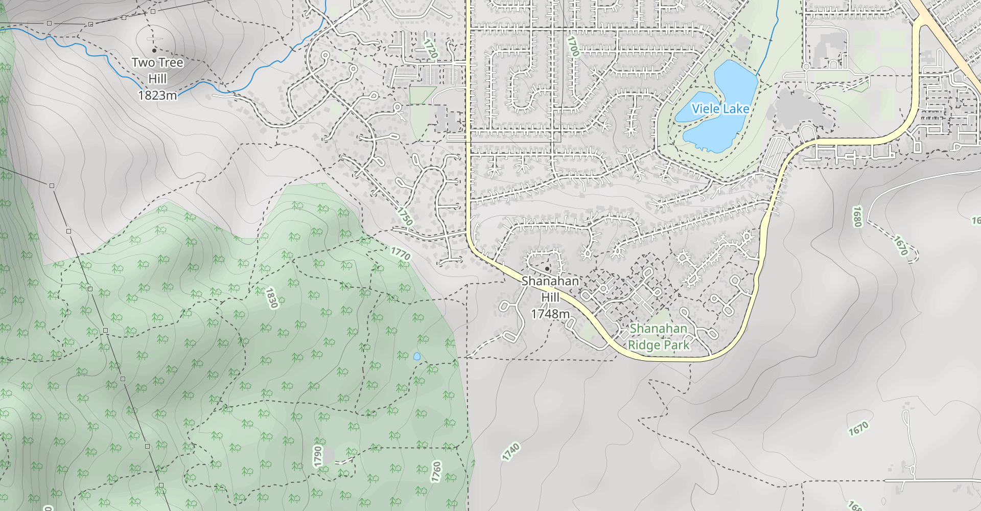 Shanahan North Fork and Shanahan Mesa