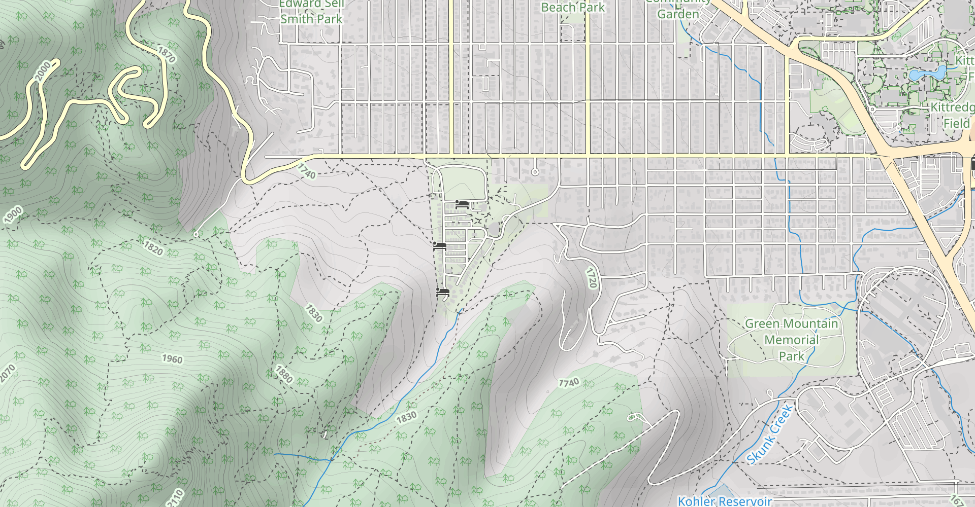 Enchanted Mesa and McClintock Nature Trails