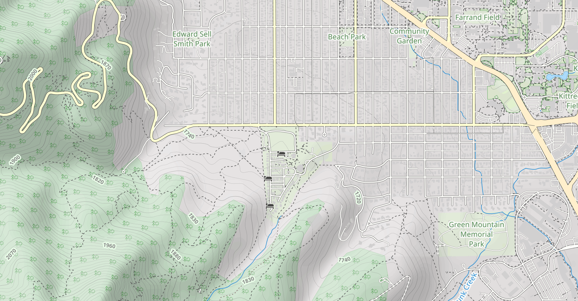 Mcclintock Lower and Upper, Bluebell Spur and Chautauqua