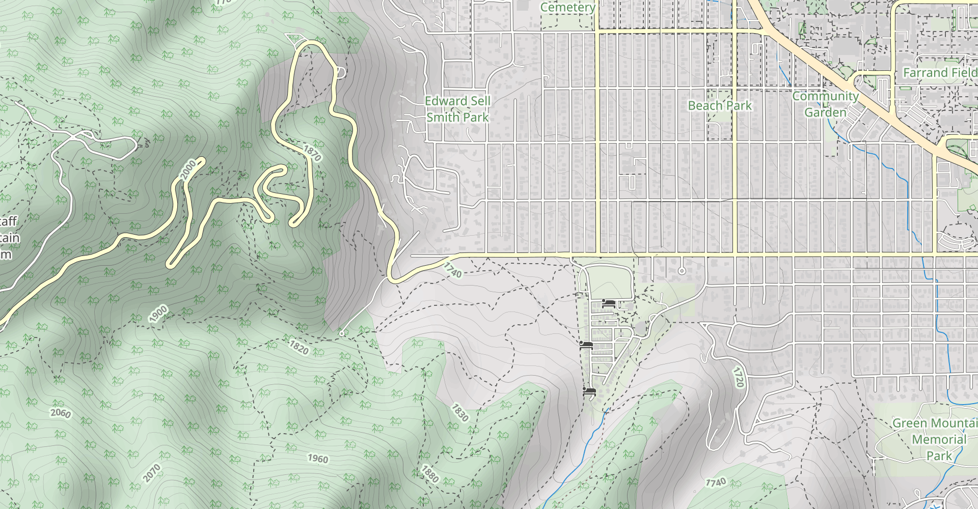 Chautauqua Trail via 6th Street Connector