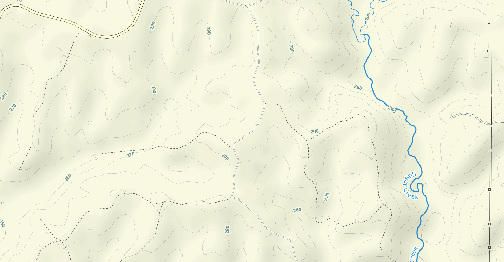 Sugar Creek Orange Trail