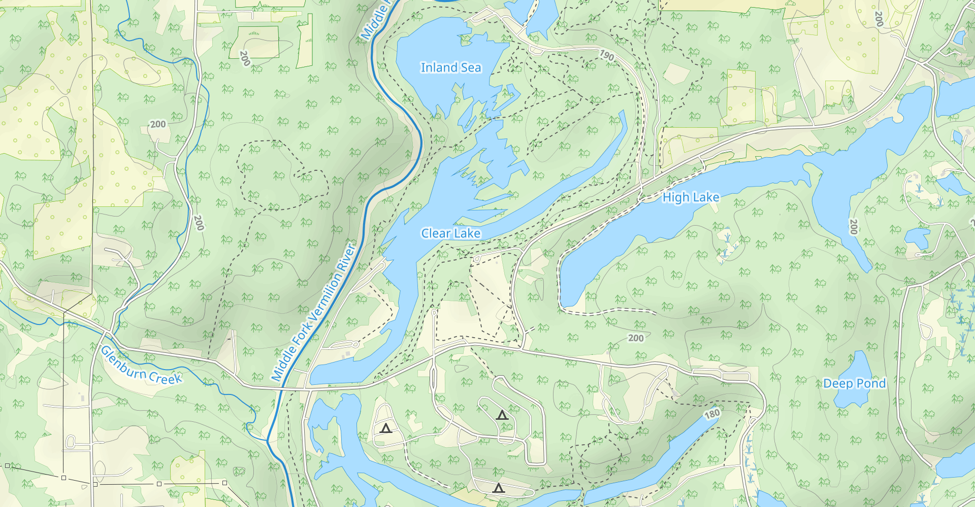 Kickapoo Clear Pond & Riverview Trail