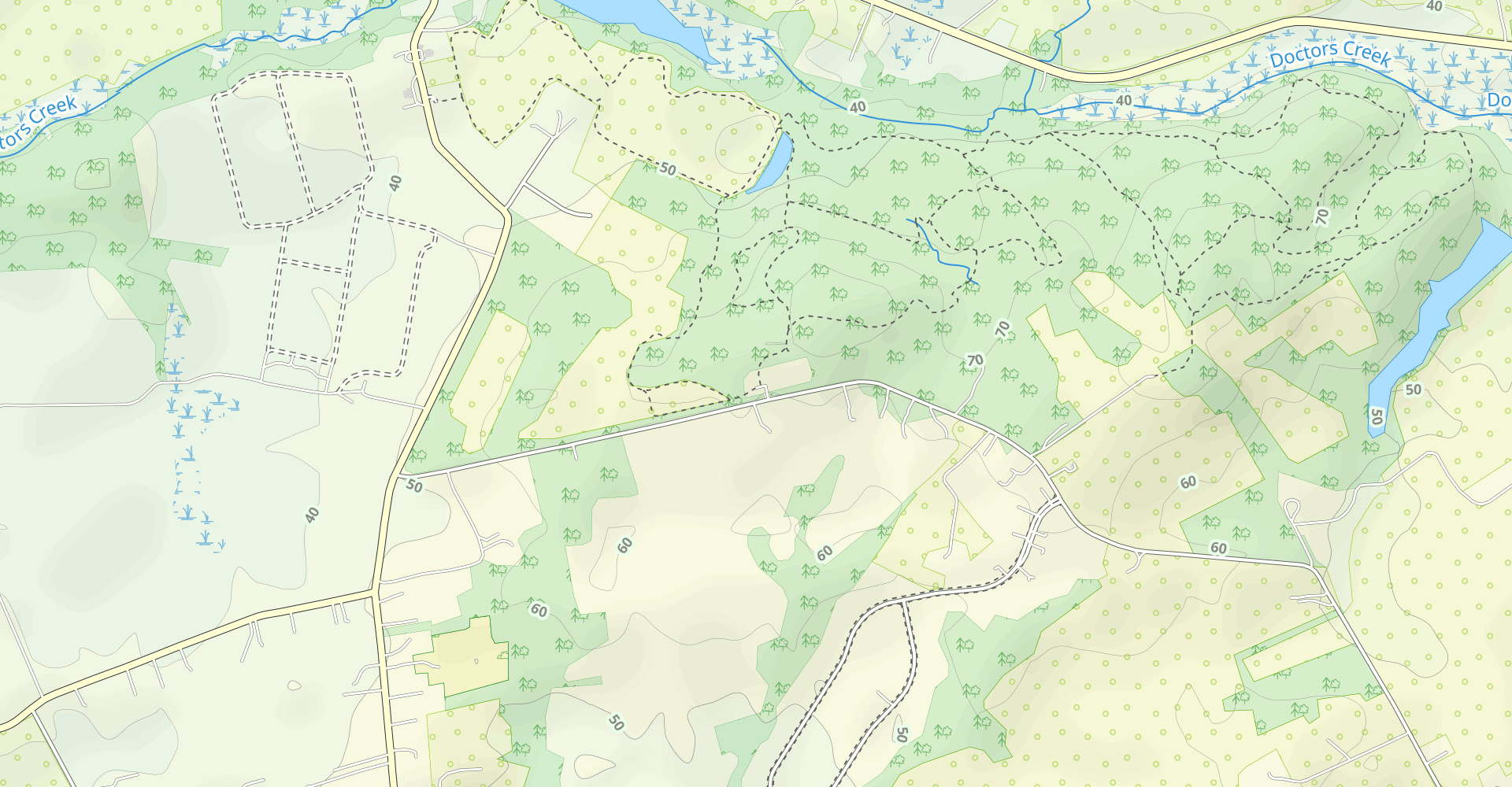 Doctor's Creek and Old Forge Trail