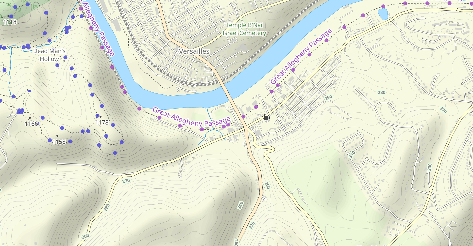 Yough River Trail - Boston to Buena Vista