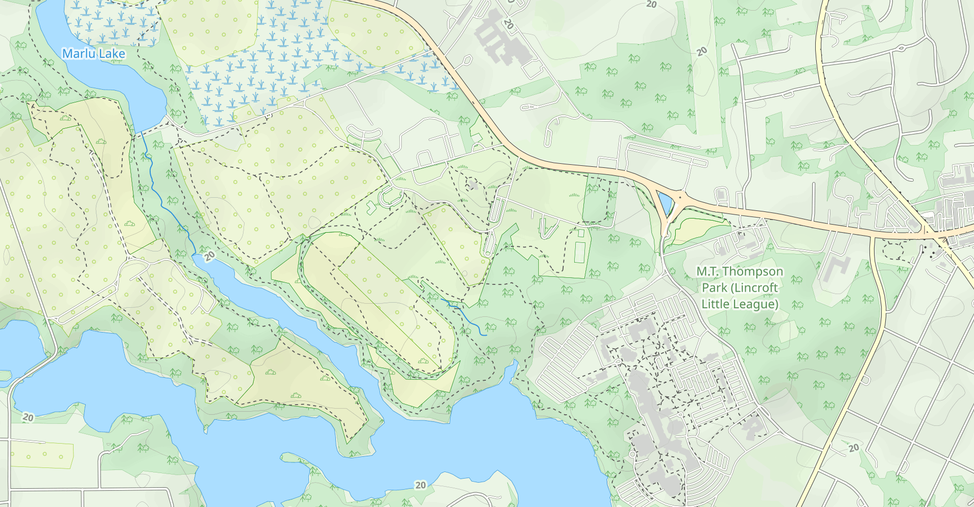 Swimming River Reservoir Trail