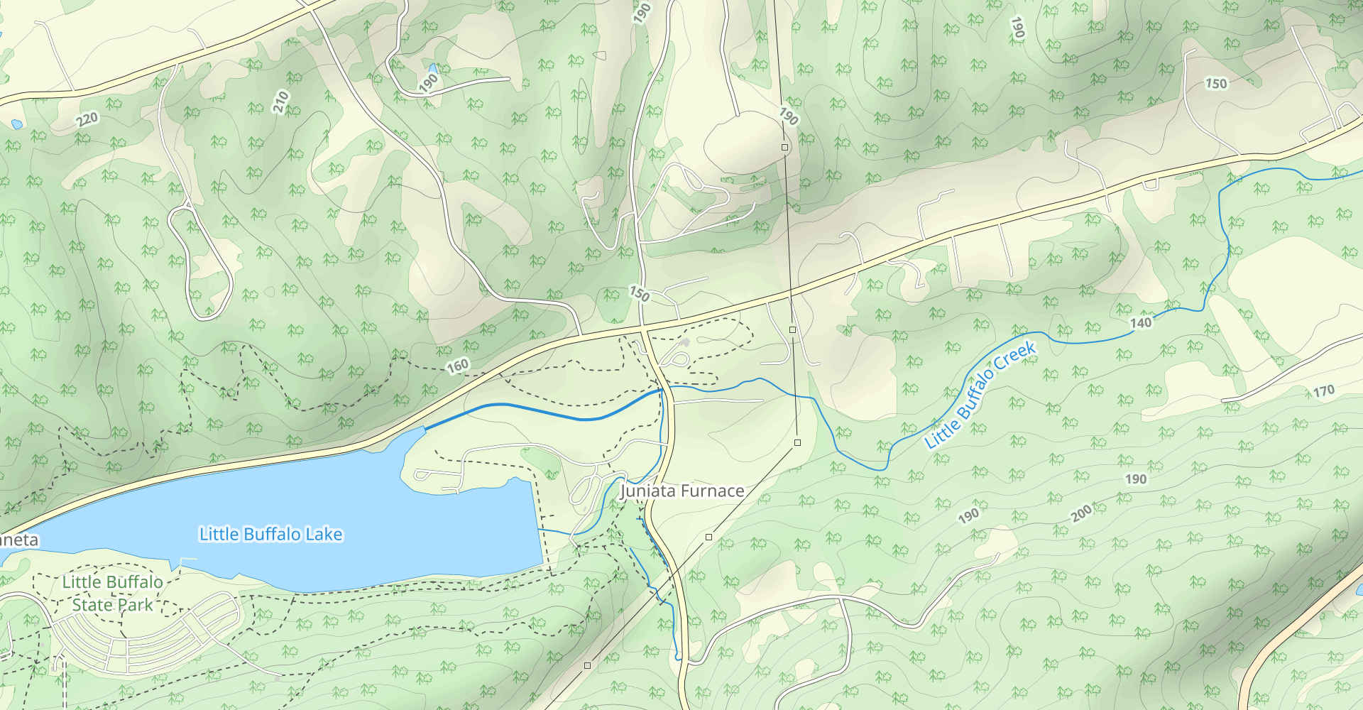 Little Buffalo State Park Trail