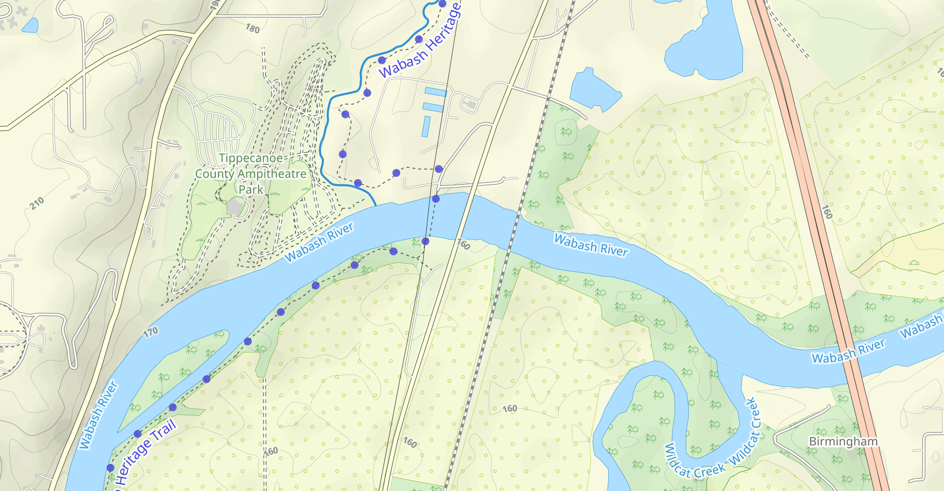Hike Wabash River Water Trail: Davis Ferry To Topawingo Park