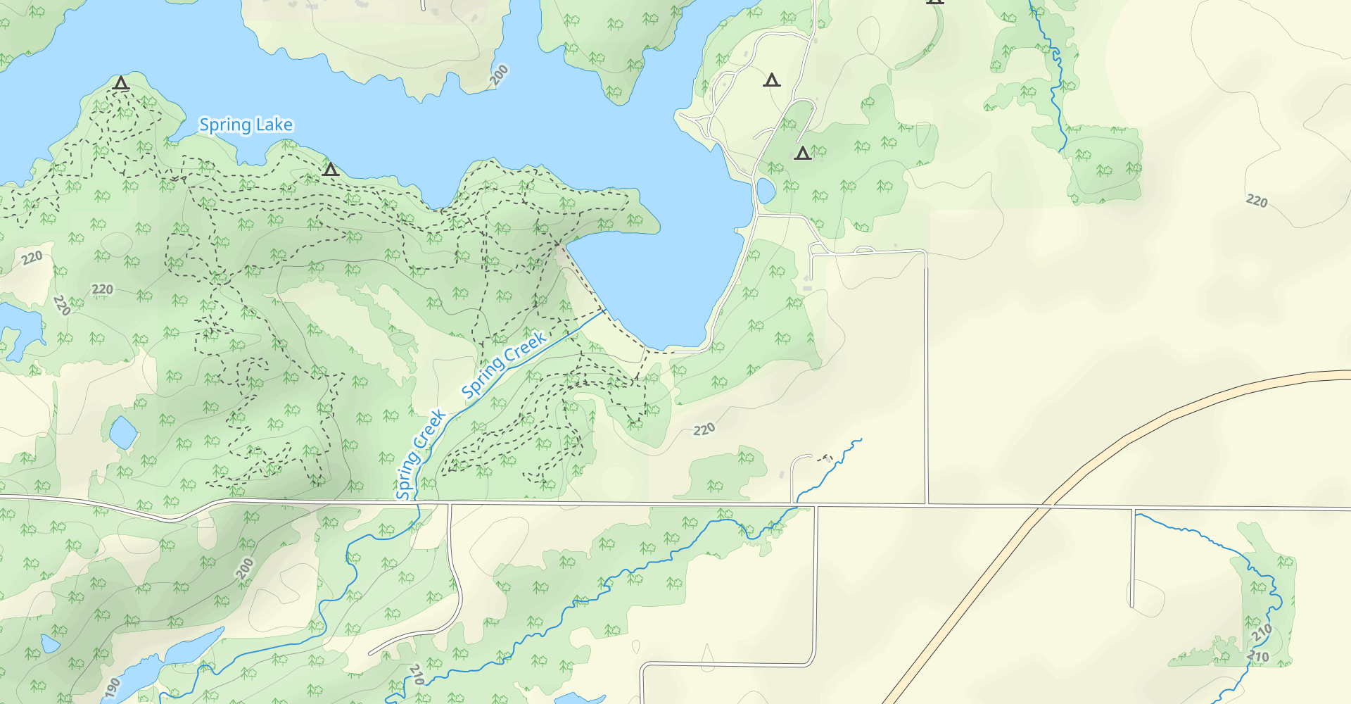 Spring Lake Deer Trail