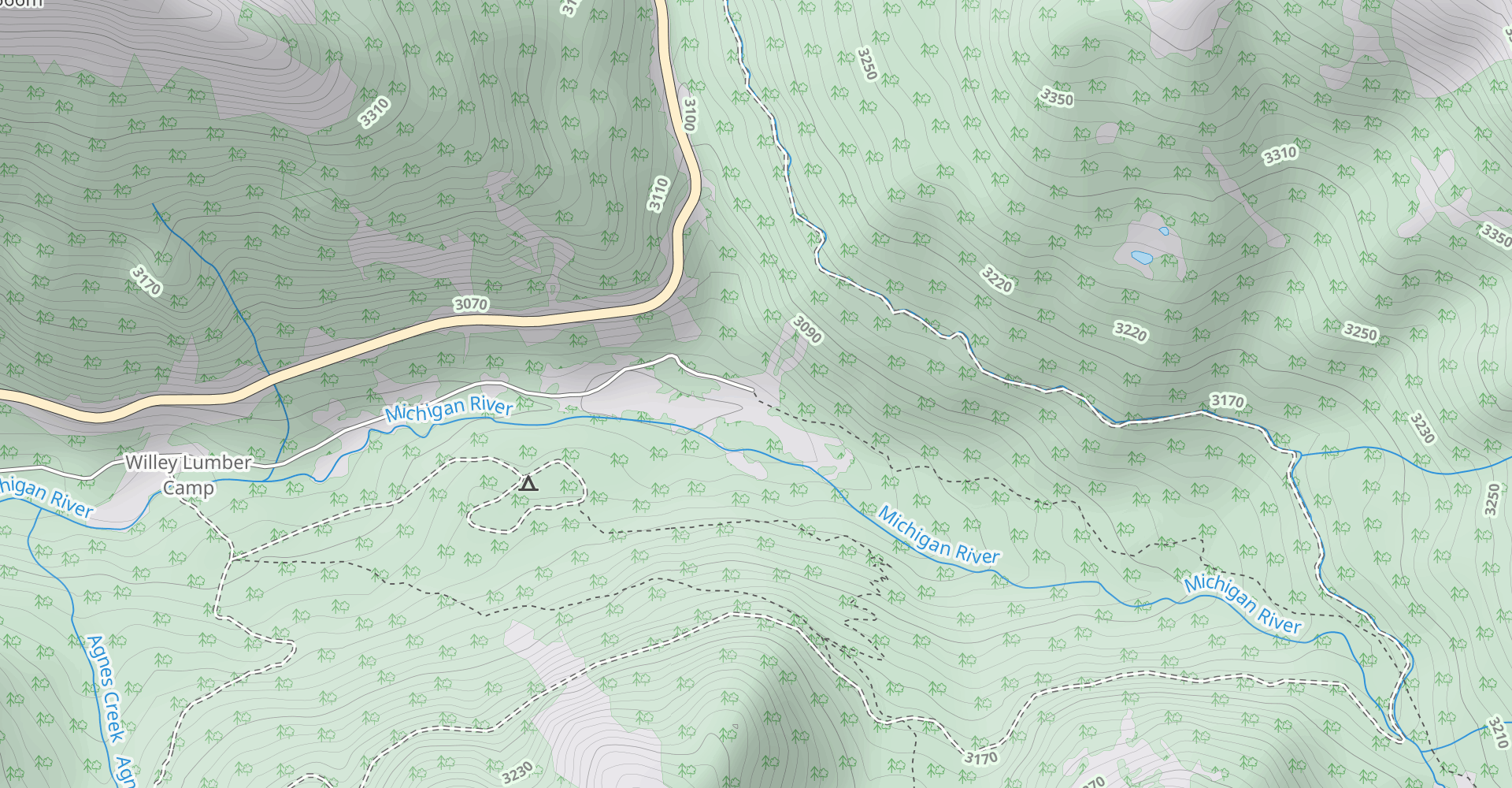American Lakes Trail and Michigan Ditch Loop