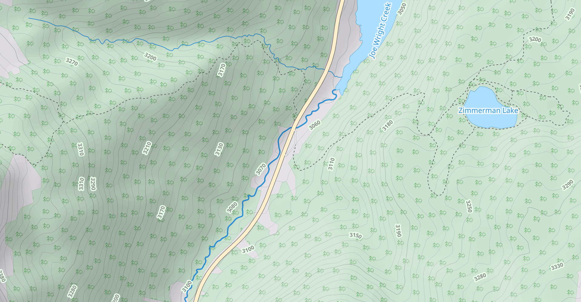 Zimmerman Lake to Meadows Trail