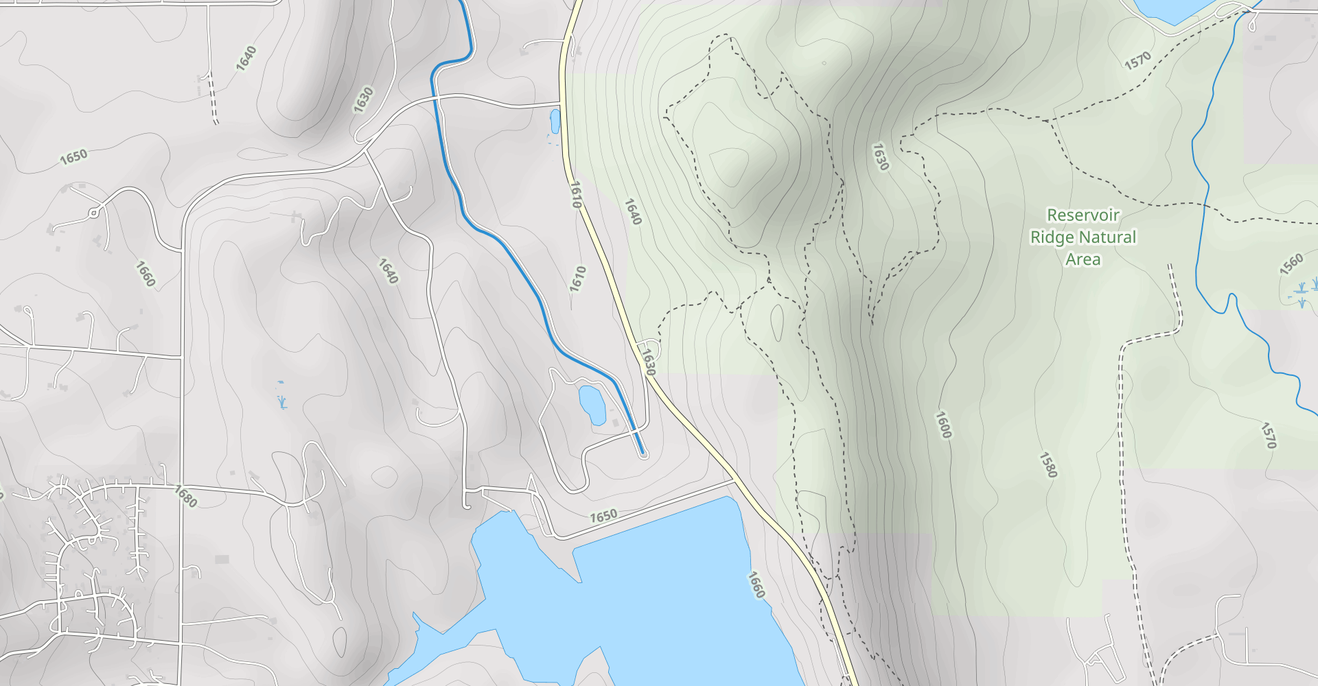 Reservoir Ridge Trail to Foothills Trail Loop