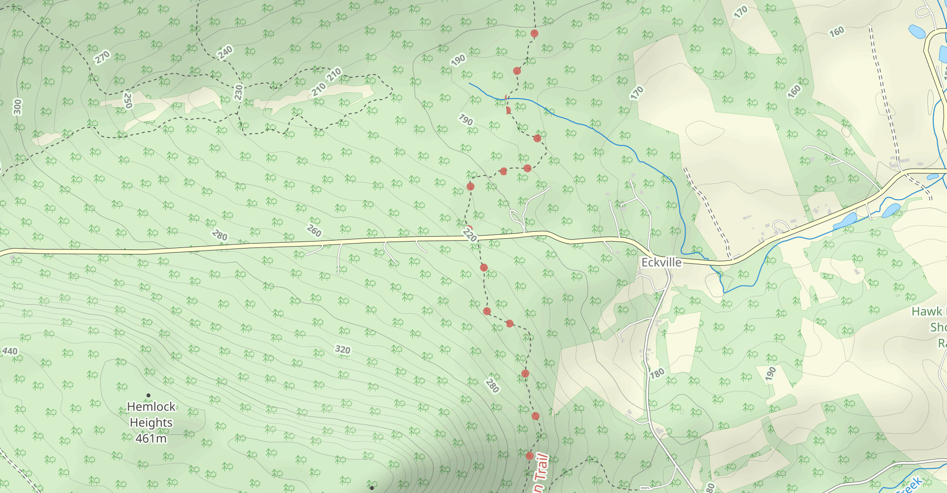 Appalachian Trail and Pinnacle Trail