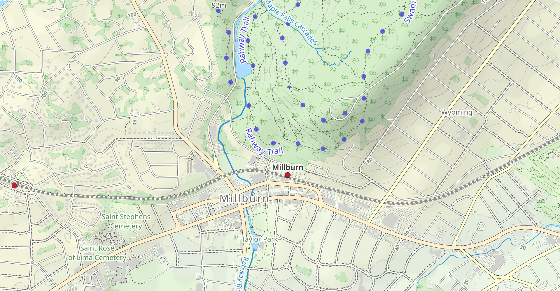 Rahway and Maple Falls Trail Loop
