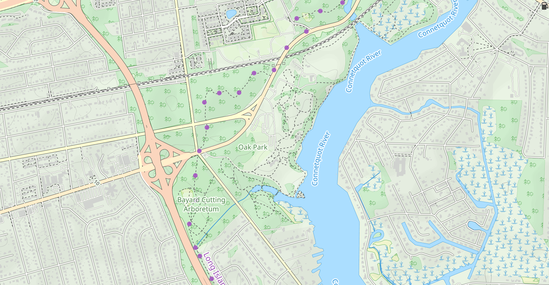 Bayard Cutting Arboretum Loop