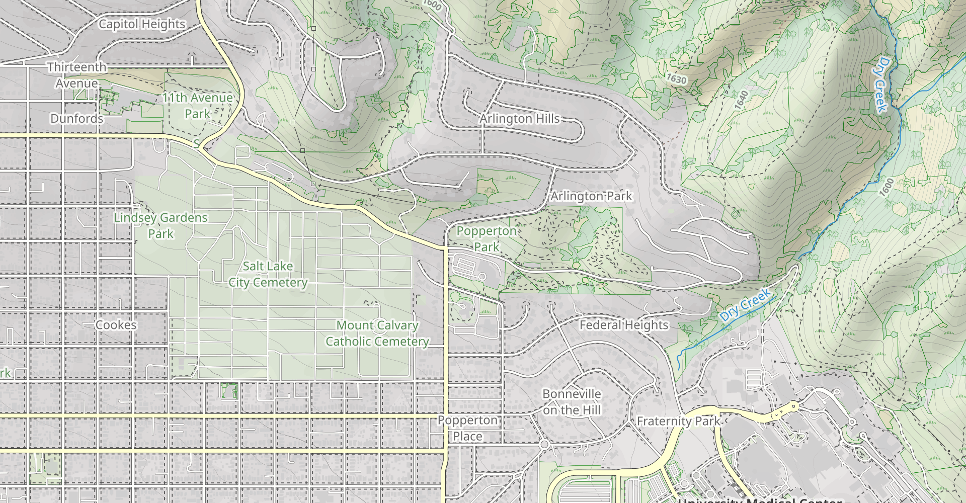 Bonneville Shoreline Trail to Valley View Trail