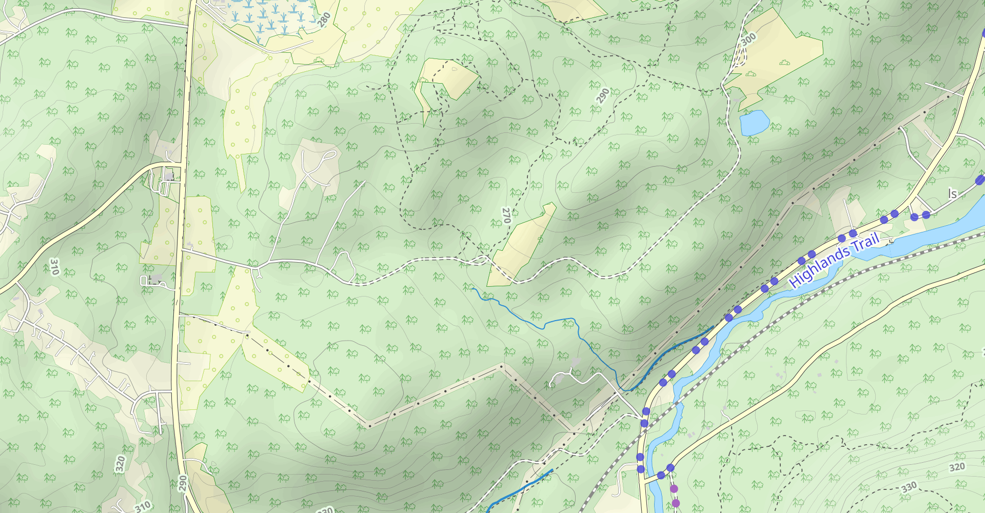Allamuchy Unblazed to White Trail Loop
