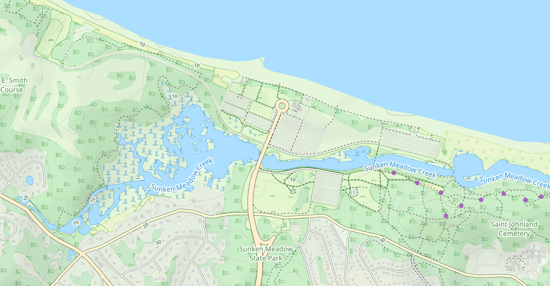 Sunken Meadow Creek Trail