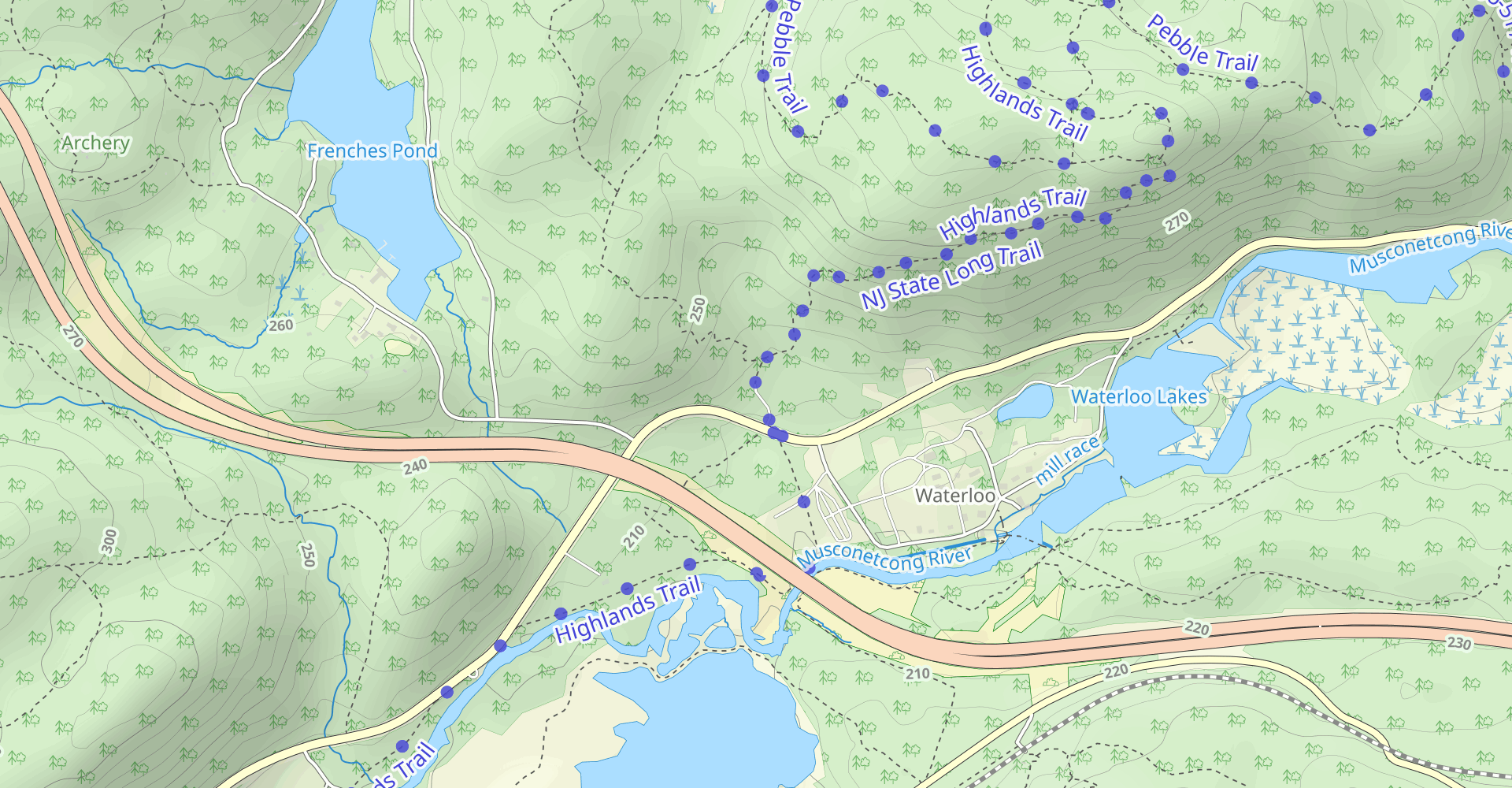 Highlands Trail (Teal)
