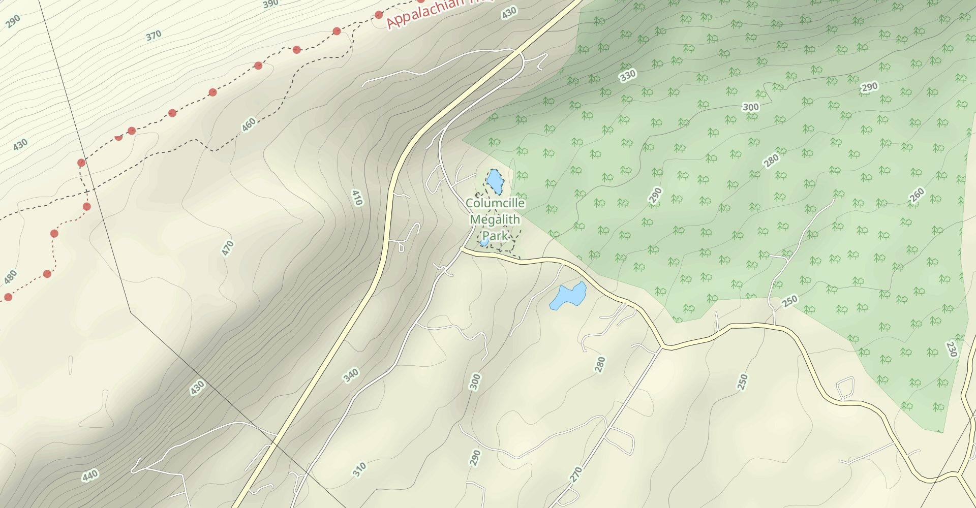 Columcille Megalith Park Trail