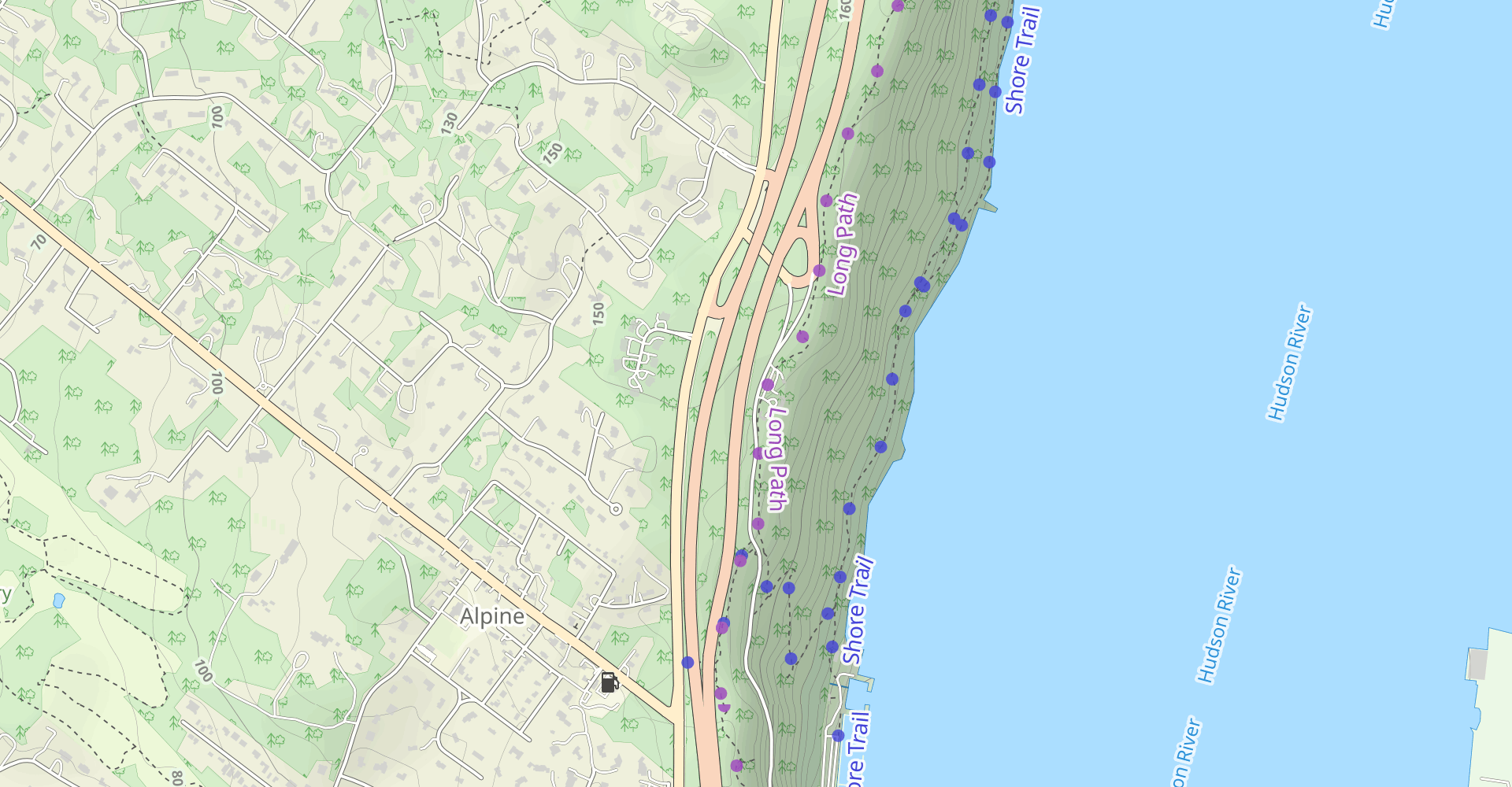 Huyler's Landing and Closter Dock Trail Loop from Alpine Headquarters
